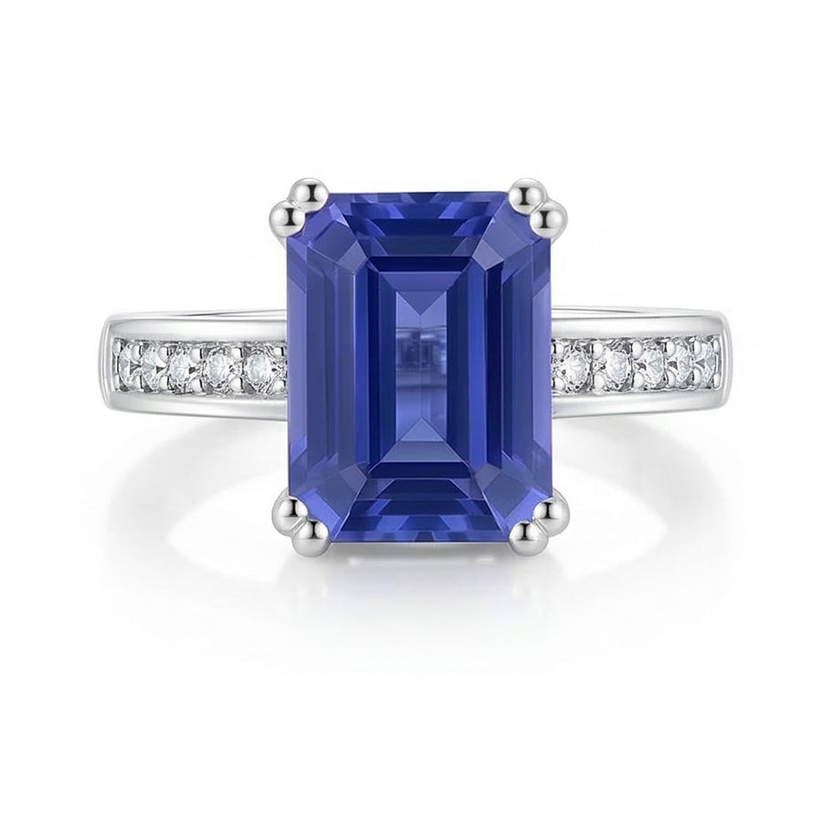 echter baguette diamant 3.25Karat ring Vorderansicht