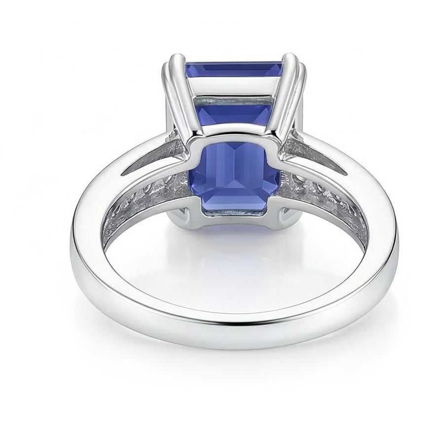 echter baguette diamant 3.25Karat ring Draufsicht