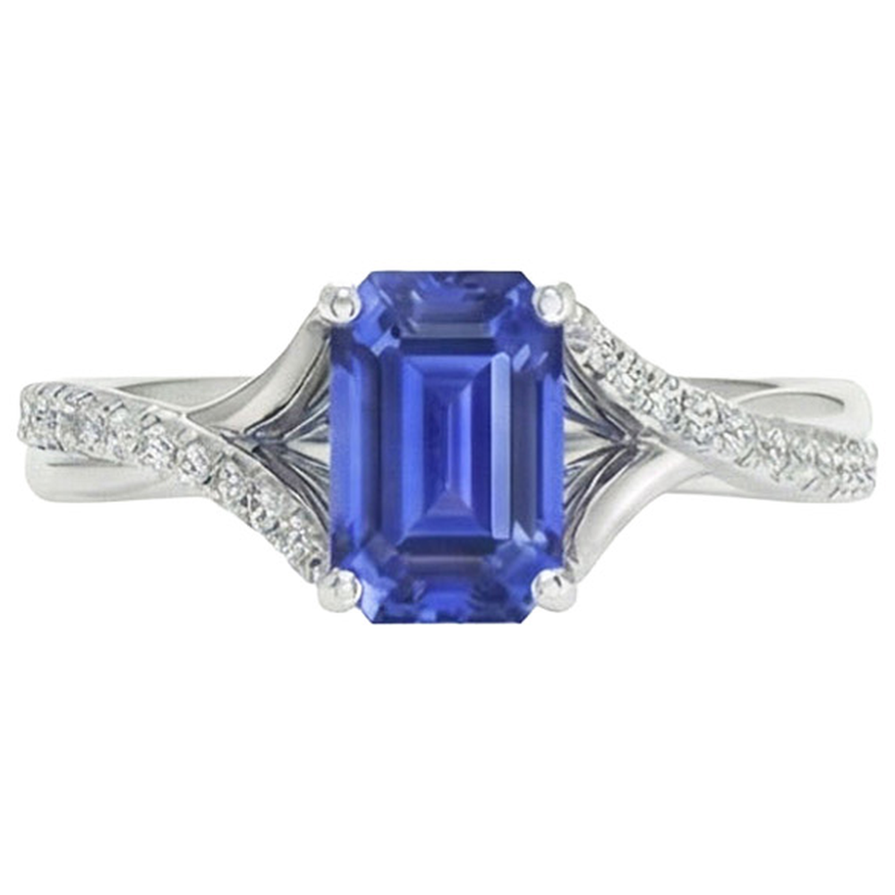 echter round diamant 5.25Karat ring Seitenansicht