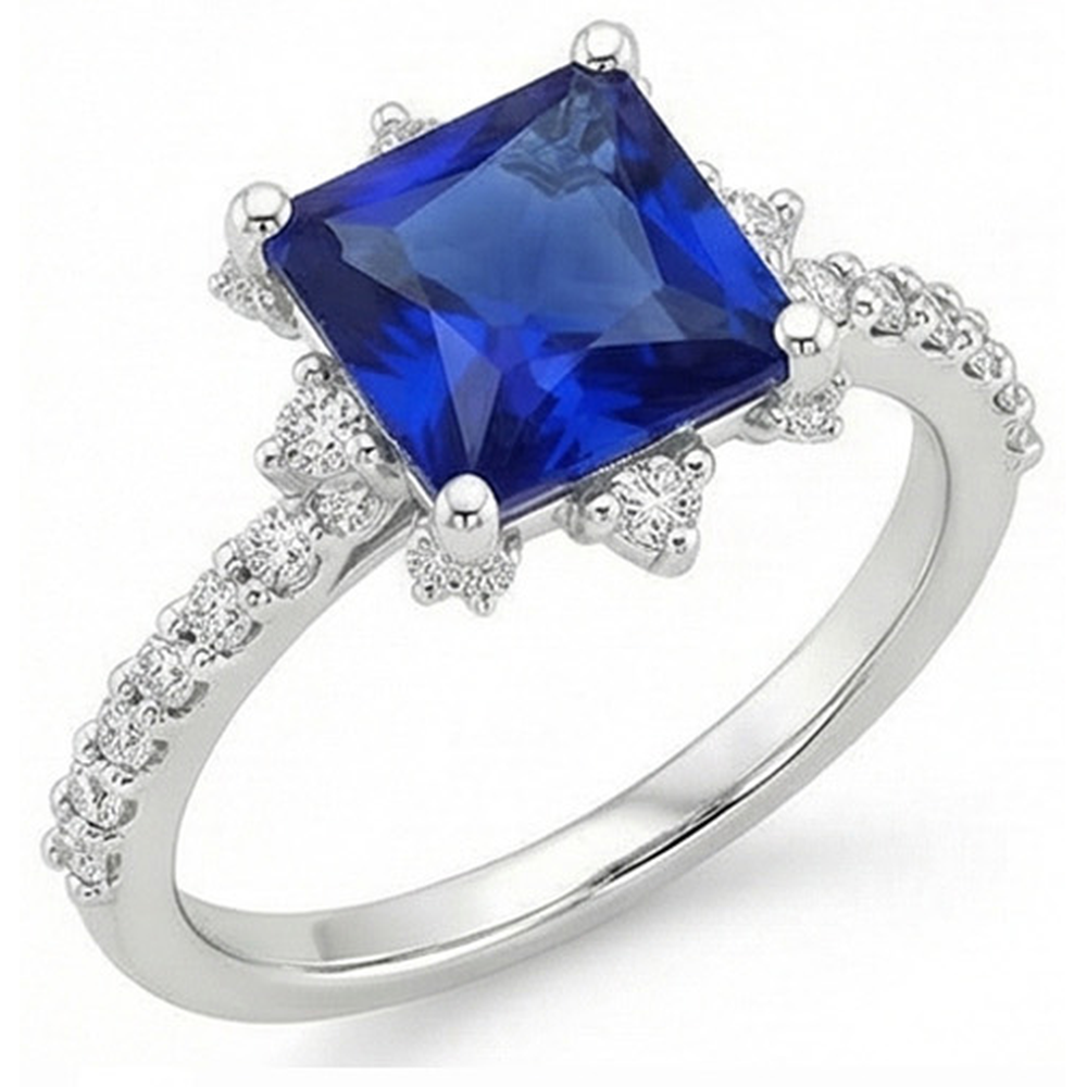 echter round diamant 6.25Karat ring Detailansicht