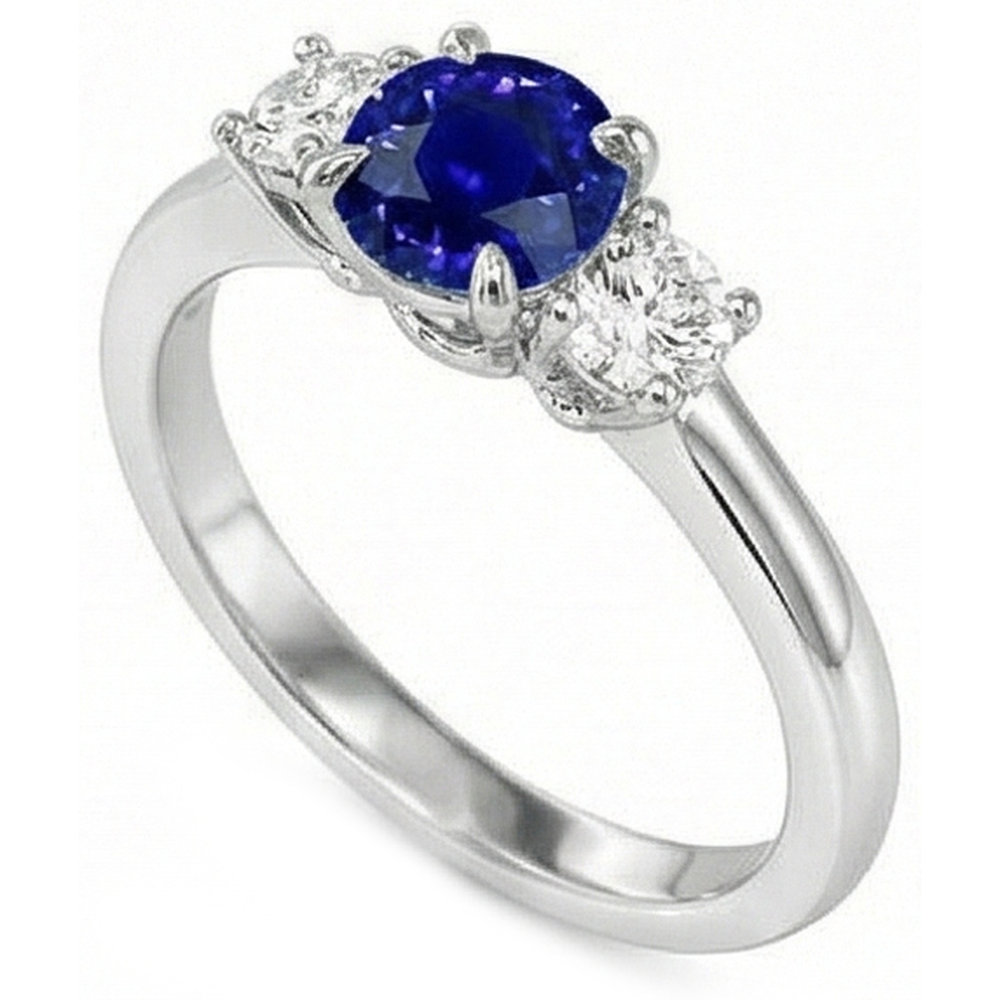 echter round diamant 2Karat ring Detailansicht