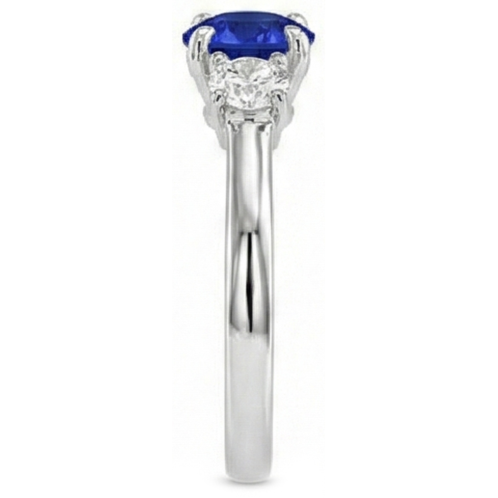 echter round diamant 2Karat ring Draufsicht