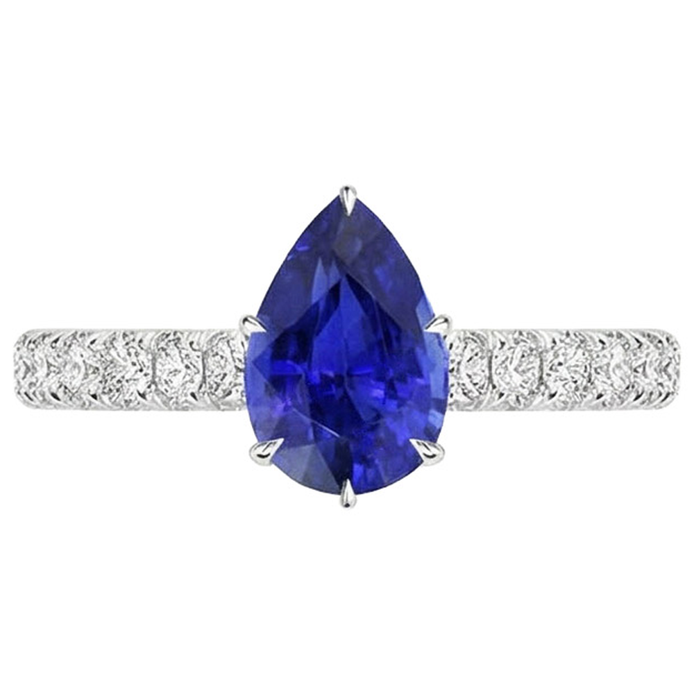 echter round diamant 5.50Karat ring Profilansicht