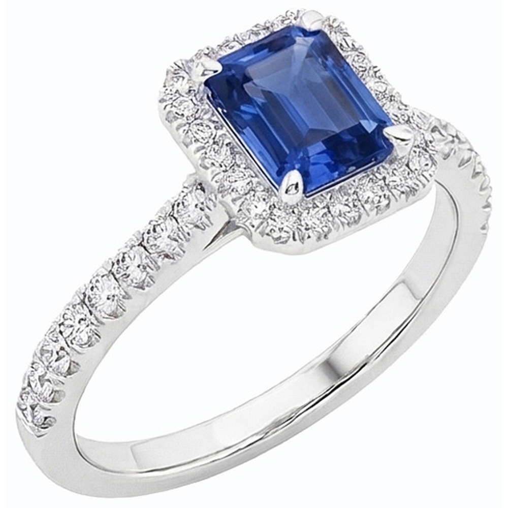 echter round diamant 3.50Karat ring Vorderansicht
