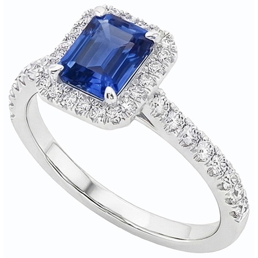 echter round diamant 3.50Karat ring Detailansicht