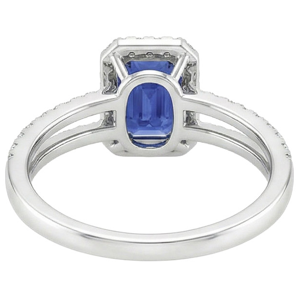 echter round diamant 5Karat ring Detailansicht