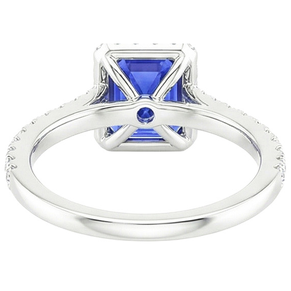 echter round diamant 4.25Karat ring Detailansicht