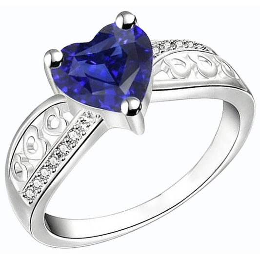 echter round diamant 2Karat ring Vorderansicht