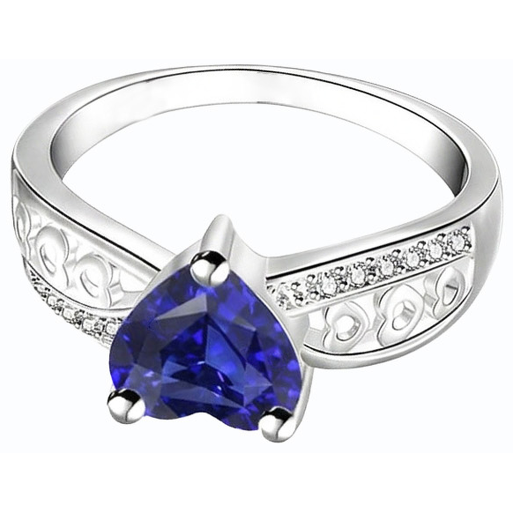 echter round diamant 2Karat ring Detailansicht