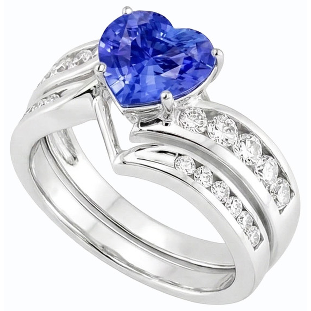echter round diamant 4Karat ring Draufsicht