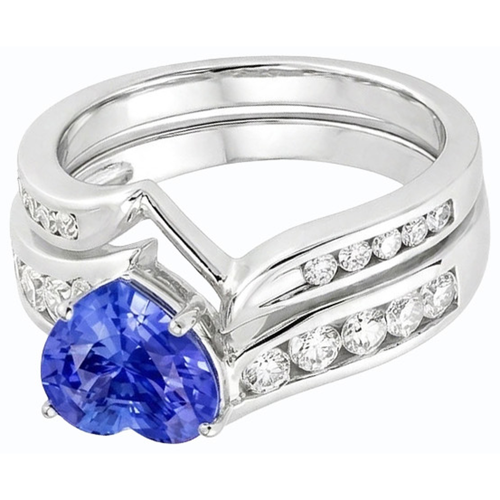 echter round diamant 4Karat ring Profilansicht