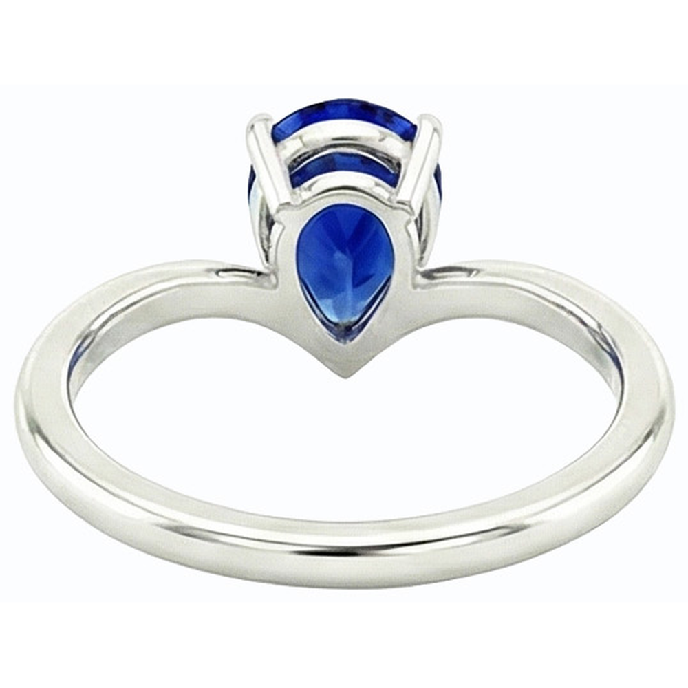 echter round diamant 2.50Karat ring Profilansicht