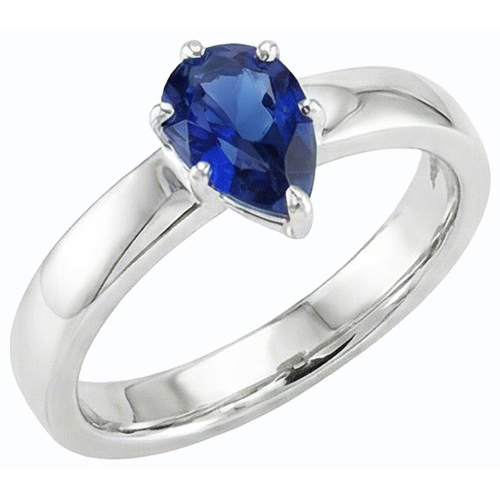 echter round diamant 1Karat ring Seitenansicht
