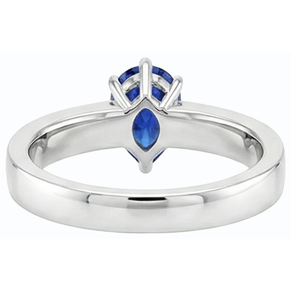 echter round diamant 1Karat ring Detailansicht