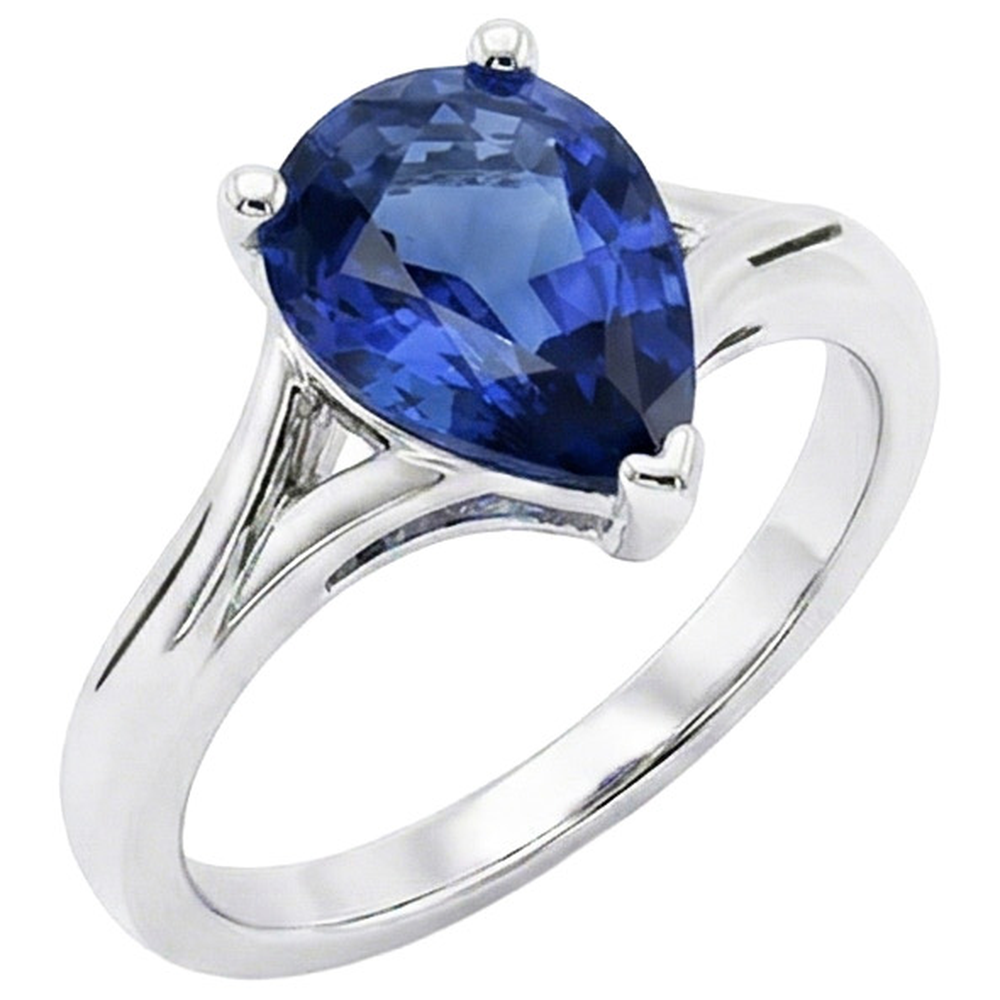 echter round diamant 3Karat ring Seitenansicht