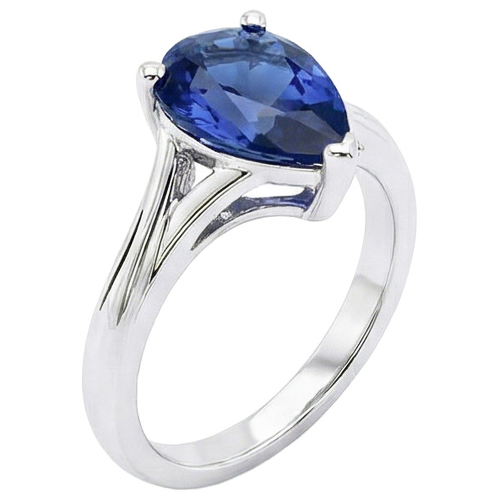 echter round diamant 3Karat ring Profilansicht