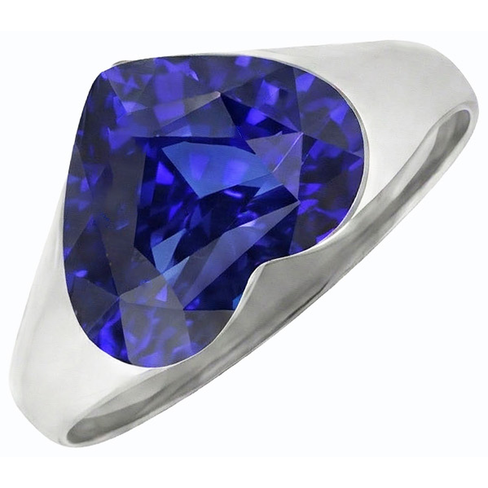 echter round diamant 3Karat ring Detailansicht