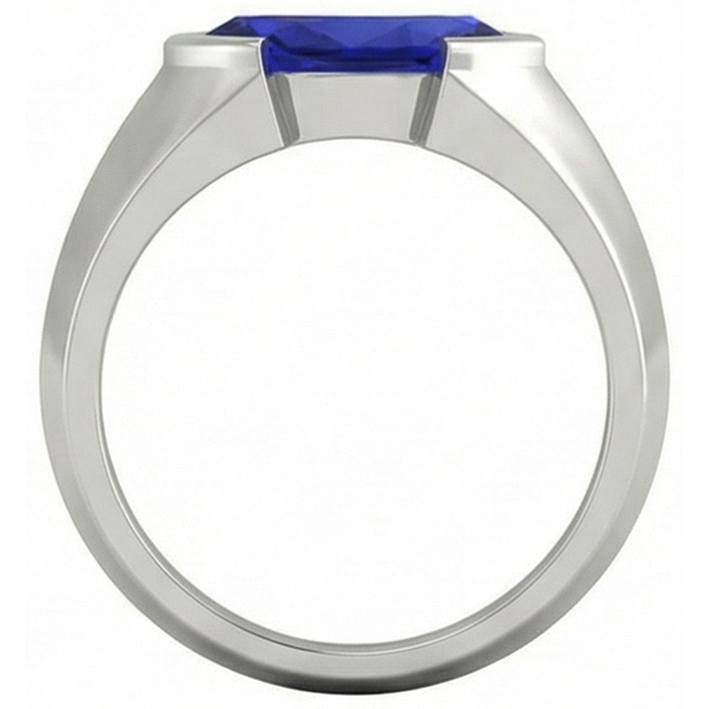 echter oval diamant 1Karat ring auf Weiß