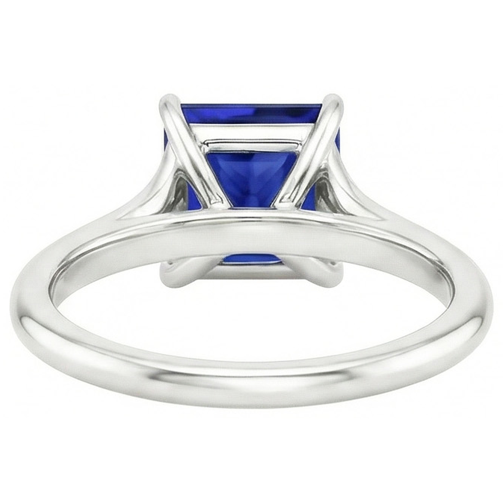 echter princess diamant 5Karat ring Seitenansicht
