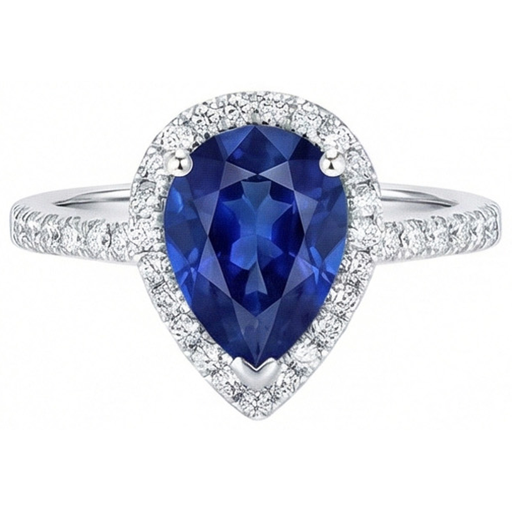 echter round diamant 3.25Karat ring Seitenansicht