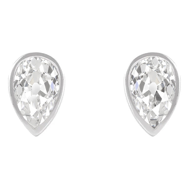 Brillanter Diamant Ohrstecker 2 Karat – Hauptansicht