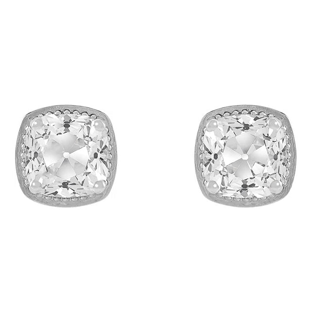 Erdgewonnener Edler Diamant Ohrhänger – Hauptansicht