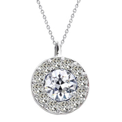 Diamant Halo 3 Karat F/VS1 – 14K Weißgold