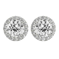 Designer 6,50-Karat Diamant Halo-Fassung Ring