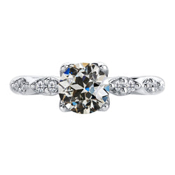 14K Weißgold Jubiläumsring Diamant Anniversary Ring 2 Karat