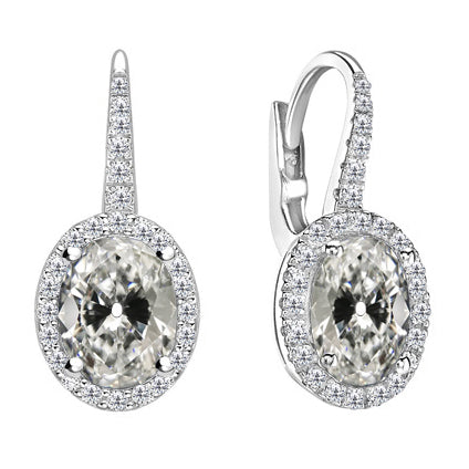 Naturreiner Diamant Ohrstecker – Hauptansicht