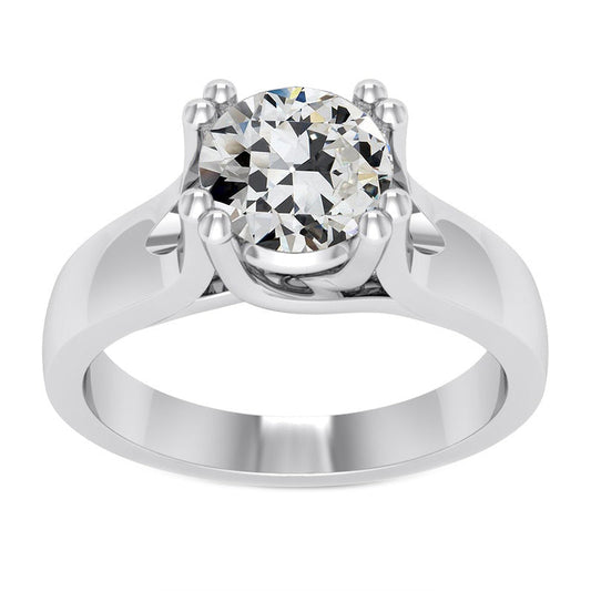Brillanter Einzelstein-Ring 2,50 Karat – Hauptansicht
