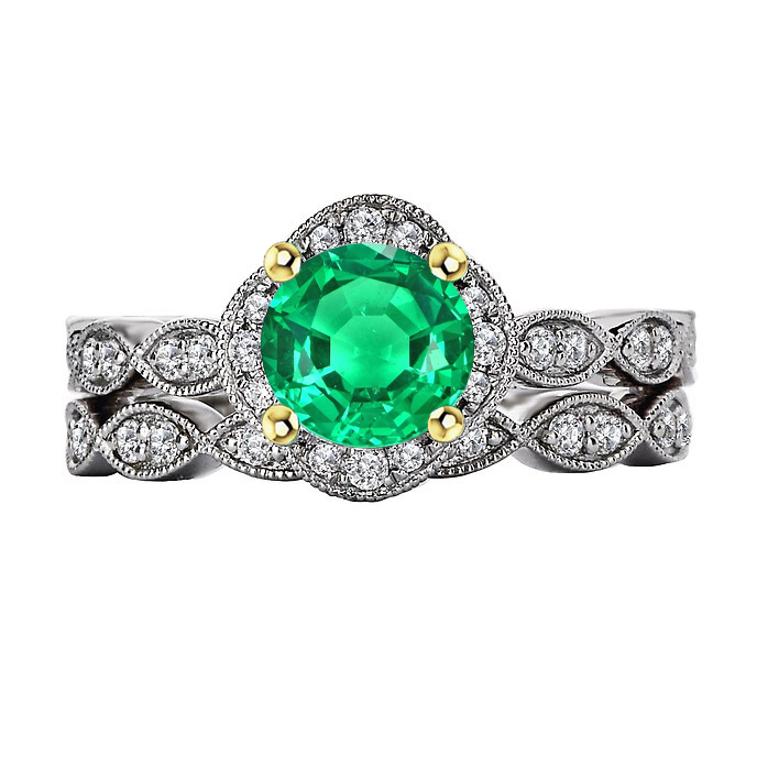 Eleganter Edler Smaragd Edelstein-Ring 2,50 Karat – Hauptansicht