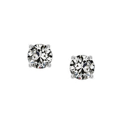 Naturreiner Altschliff Diamant Ohrstecker 1 Karat