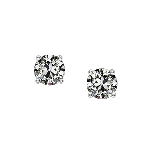 Diamant Ohrstecker 1-Karat 14K Weißgold – Hauptansicht