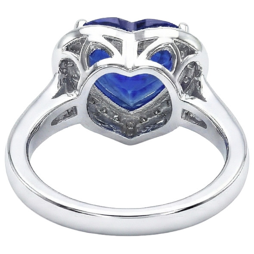 echter round diamant 2.50Karat ring auf Weiß