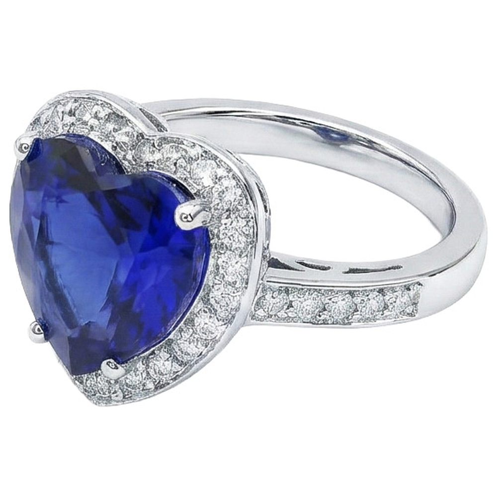 echter round diamant 2.50Karat ring Draufsicht