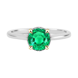 GIA-Zertifiziert Edler Smaragd Farbstein-Ring 2,50 Karat