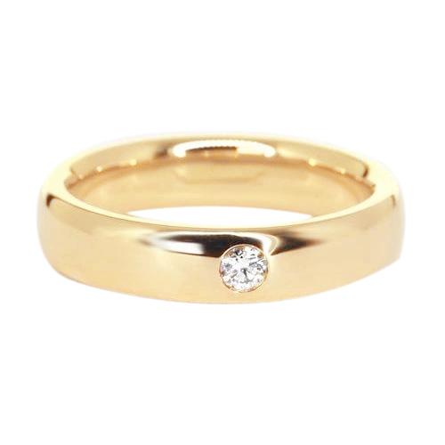 Zigeuner-Natürliche Diamant Band 0,25 Karat Gelbgold 14K Herrenring