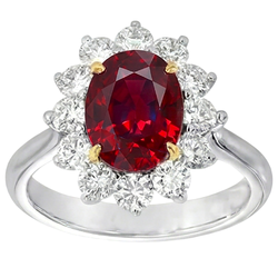 Echter Rubin Ring 5.75 Karat