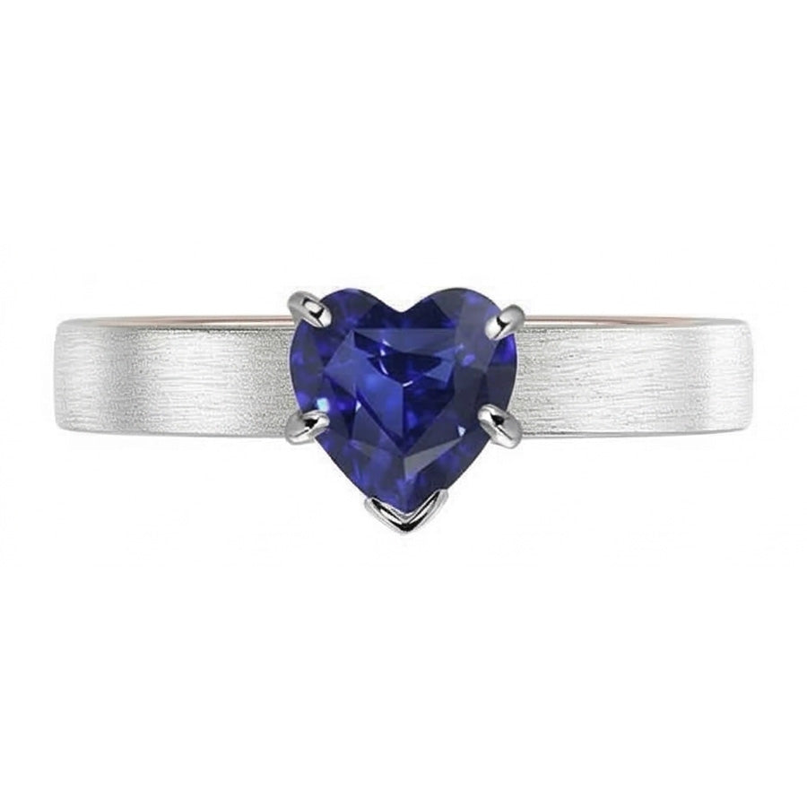echter heart diamant 1.50Karat ring Seitenansicht