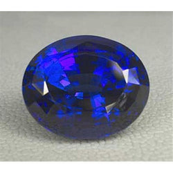 Oval-Schliff Blauer Tansanit Loose Sapphires Natural in Gold – 7