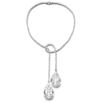 echter round diamant 10Karat anhänger Vorderansicht