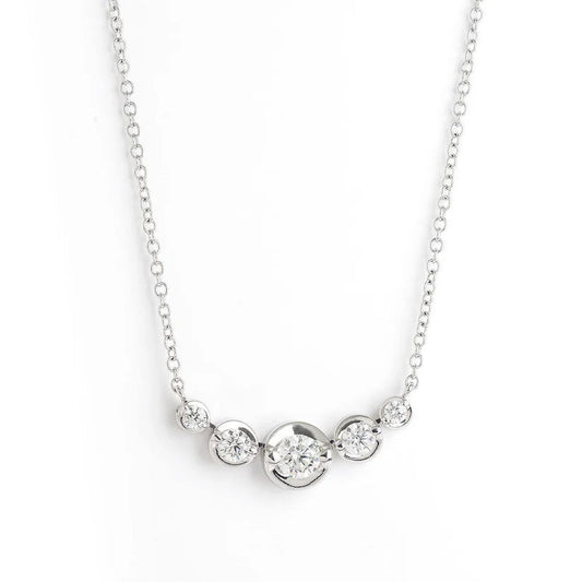 echter round diamant 5.5Karat anhänger Vorderansicht