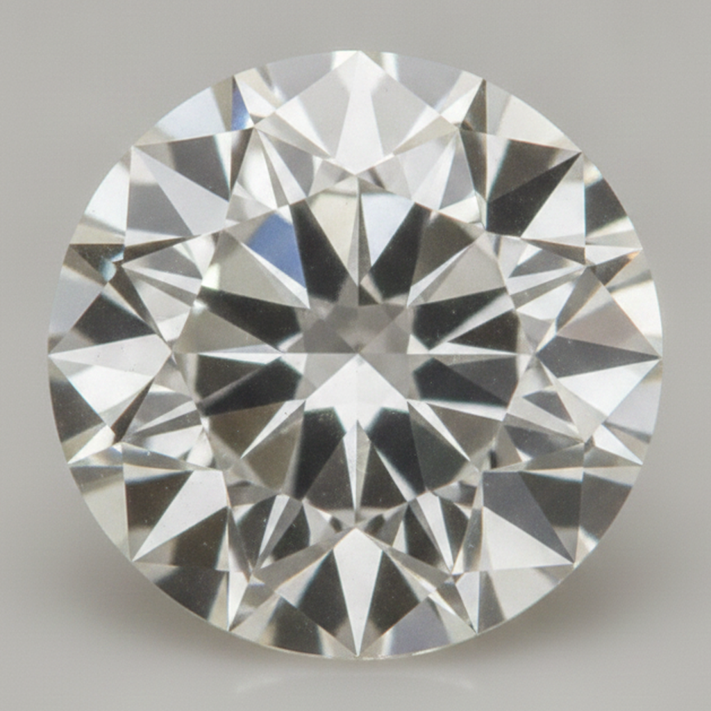 Antiker 6 Karat G VS1 loser Diamant Alteuropäischer Schliff Natur Rund aus der Erde gewonnen