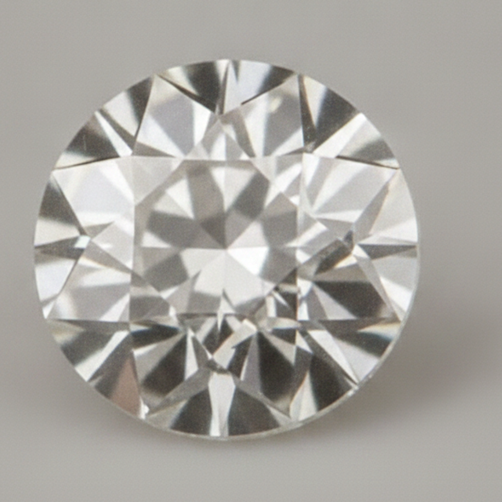 Antiker F VS1 aus der Erde gewonnener loser Diamant runder Alteuropäischer Schliff Natur 9 Karat
