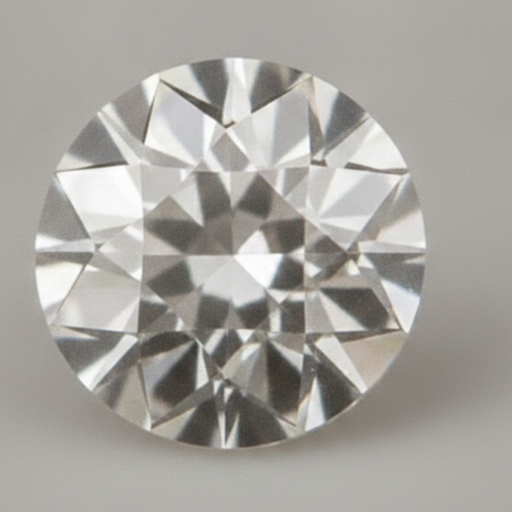 Antiker F VS1 aus der Erde gewonnener loser Diamant runder Alteuropäischer Schliff Natur 9 Karat