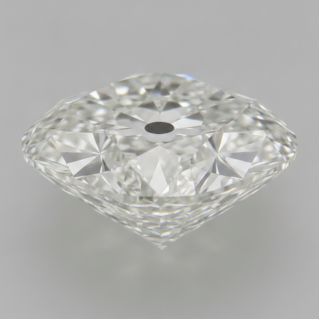 Antiker Old Mine Kissenschliff aus der Erde gewonnener echter 5 Karat F VS1 loser Diamant