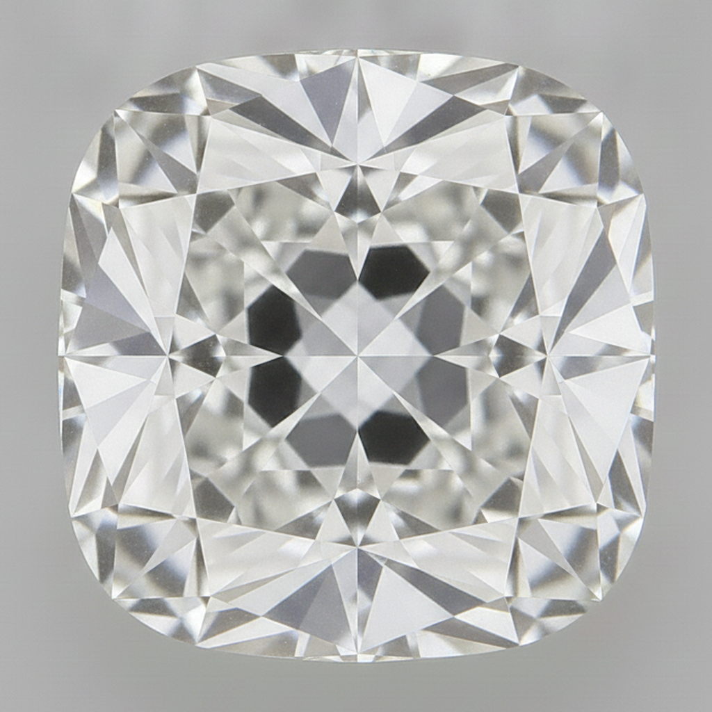 Antiker Old Mine Kissenschliff aus der Erde gewonnener echter 5 Karat F VS1 loser Diamant