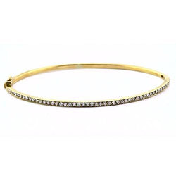 Echt Diamant Damen Armreif 2 Karat Gelbgold 14K Schmuck