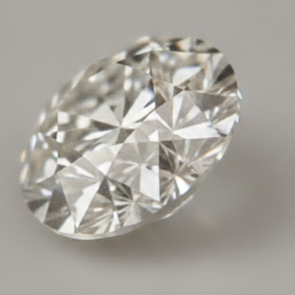 Authentischer 5 Karat Alteuropäischer Schliff Runder aus der Erde gewonnener Natürlicher loser Diamant H VS1